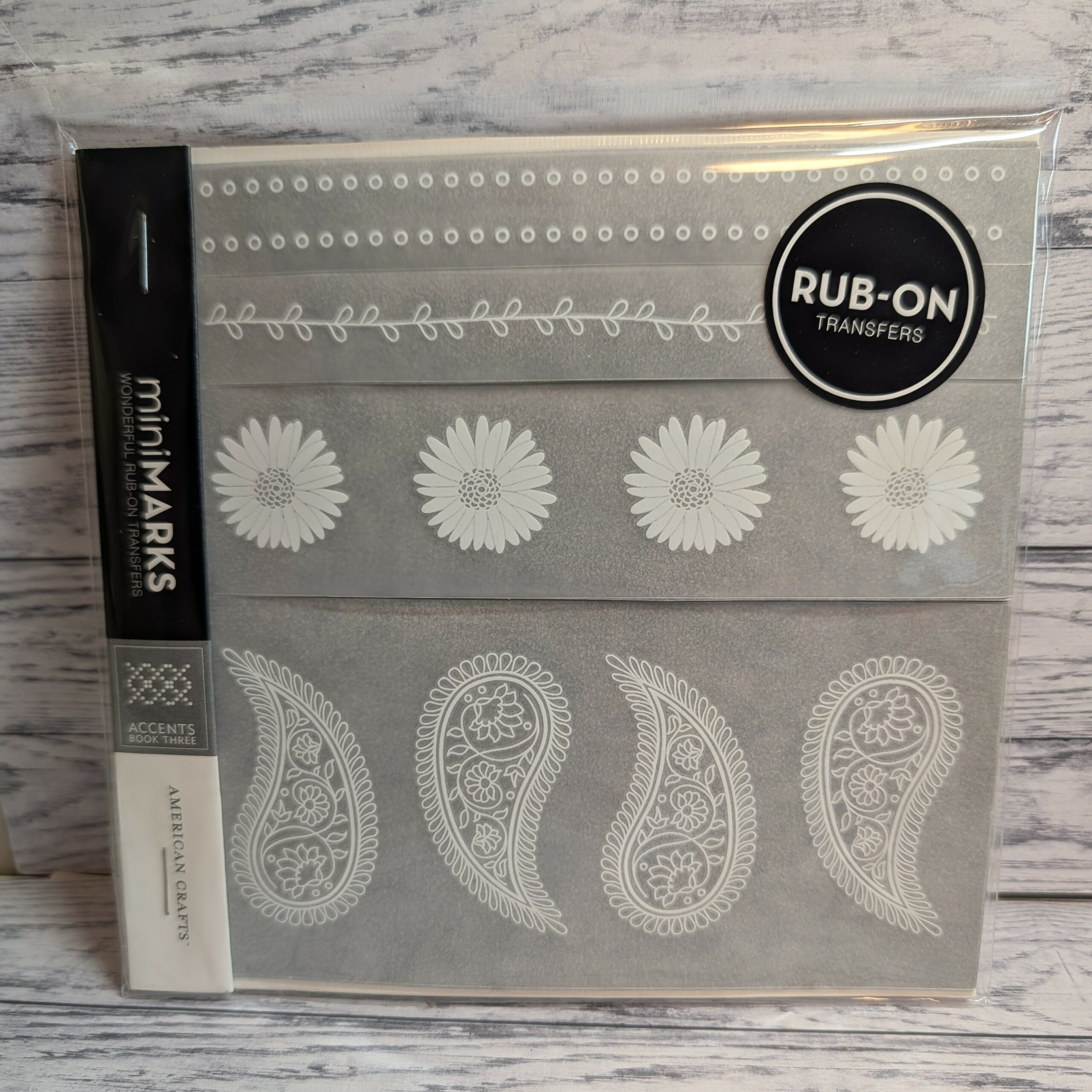 Rub Ons Retro, Flourishes, Vit