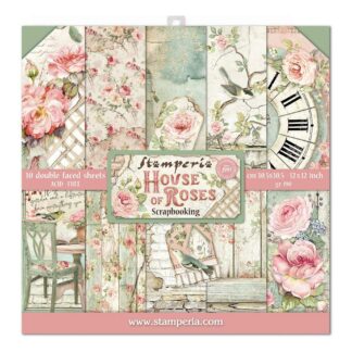 Stamperia, 12x12 Paper Set: House of Roses