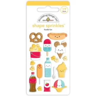 Doodlebug, Foodie Fun Shape Sprinkles