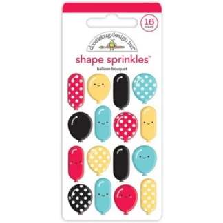 Doodlebug, Balloon Bouquet Shape Sprinkles