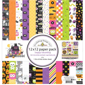 Doodlebug, Happy Haunting 12x12 Inch Paper Pack