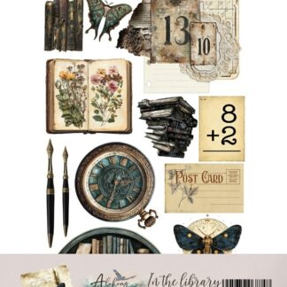 Alchemy of Art, 12x6 Cut Set: In the Library