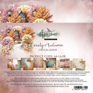 Alchemy of Art, 8x8 Paper Set: Lovely Autumn
