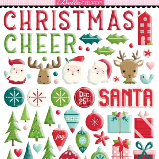 Bella BLVD Christmas Time Puffy Stickers