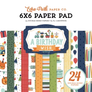 Echo Park A Birthday Wish Boy 6x6 Inch Paper Pad