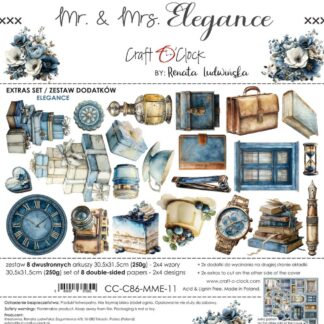 Craft O’ Clock, 12x12 Cut Set: Mr And Mrs Elegance