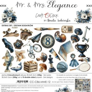 Craft O’ Clock, 12x12 Cut Set: Mr And Mrs Elegance