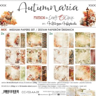 Craft O’ Clock, 8x8 Paper Set: Autumnaria