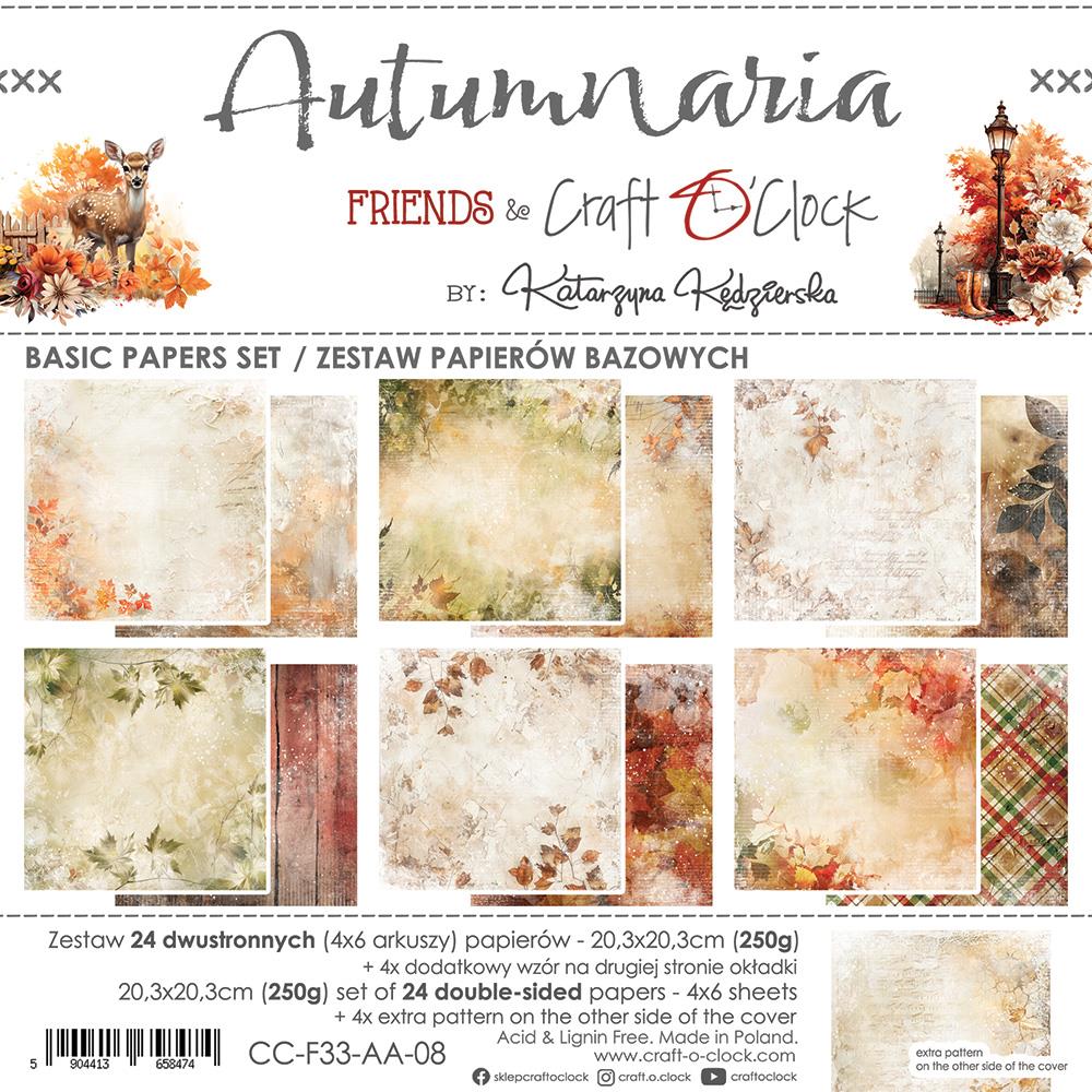 Craft O’ Clock, 8x8 Paper Set: Autumnaria - Image 15