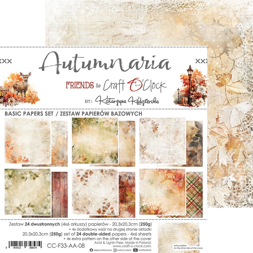 Craft O’ Clock, 8x8 Paper Set: Autumnaria - Image 4