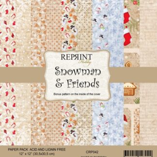 Reprint Snowman & Friends 12x12 Inch Paper Pack
