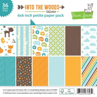 Lawn Fawn Into the Woods Remix 6x6 Inch Petite Paper Pad