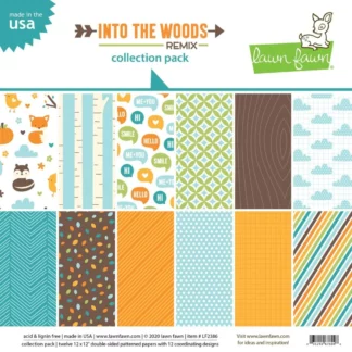 Lawn Fawn Into the Woods Remix 12x12 Inch Collection Pack