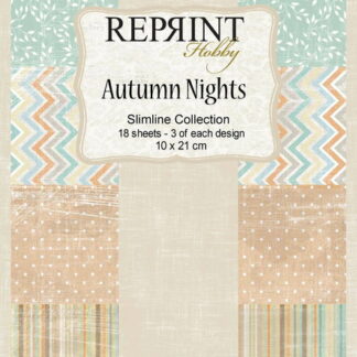 Reprint Autumn Nights Slimline Paper Pack