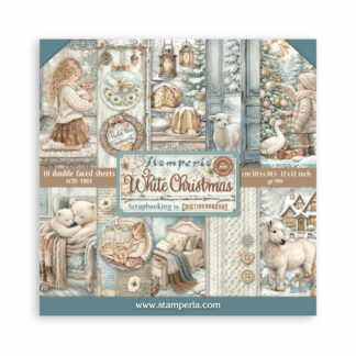 Stamperia, 12x12, Paper Set: White Christmas