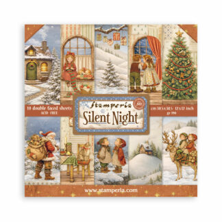 Stamperia, 12x12, Paper Set: Silent Night