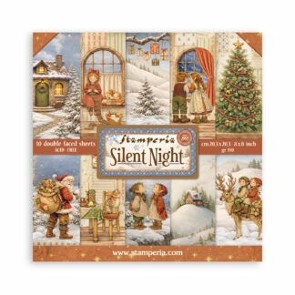 Stamperia, 8x8, Paper Set: Silent Night