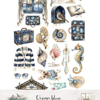 Alchemy of Art, 12x6 Cut Set: Ocean Blue
