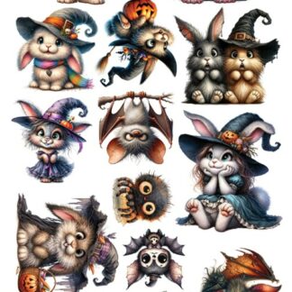Alchemy of Art, 12x6 Cut Set: Trick or Treat - Happy Halloween