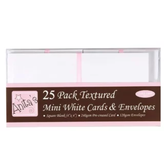 White Cards and Envelopes, 4 x 4 inch