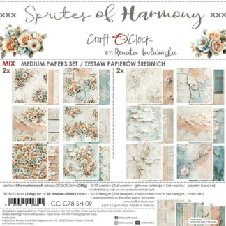 Craft O’ Clock, 8x8 Mixed Paper Set: Sprites of Harmony