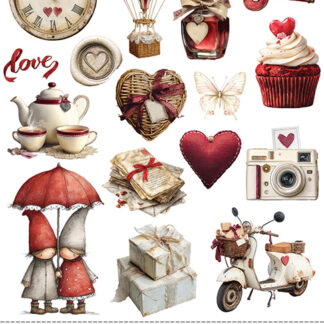 Craft O’ Clock, 6x12 Cut Set: In Love