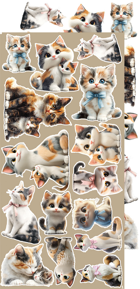 Craft O’ Clock, 6x12 Cut Set: Cats - Bild 2