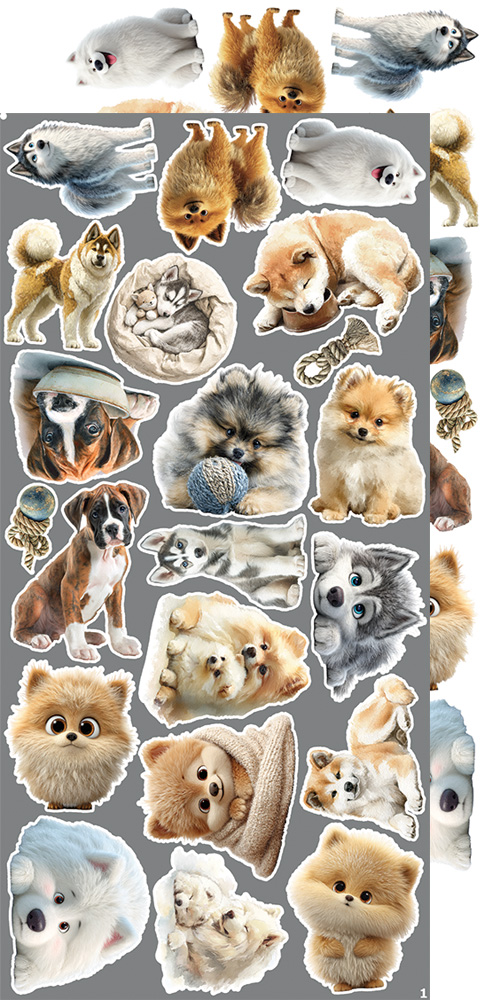 Craft O’ Clock, 6x12 Cut Set: Dogs - Bild 2