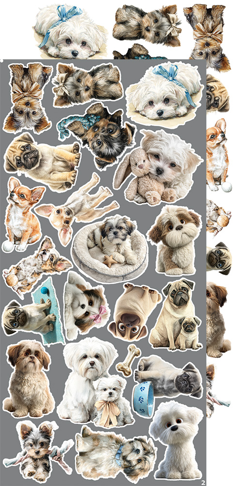 Craft O’ Clock, 6x12 Cut Set: Dogs - Bild 3