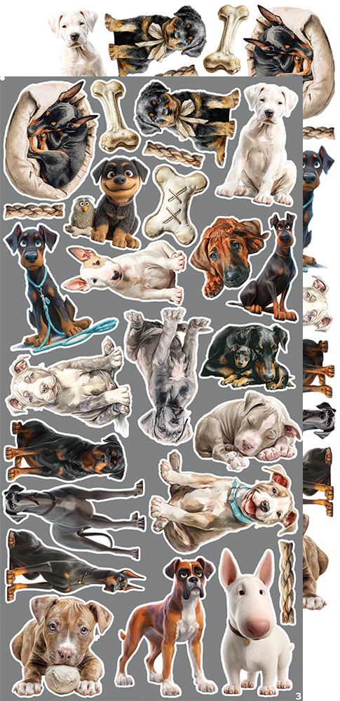 Craft O’ Clock, 6x12 Cut Set: Dogs - Bild 4