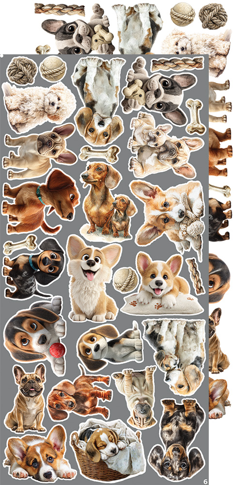 Craft O’ Clock, 6x12 Cut Set: Dogs - Bild 7