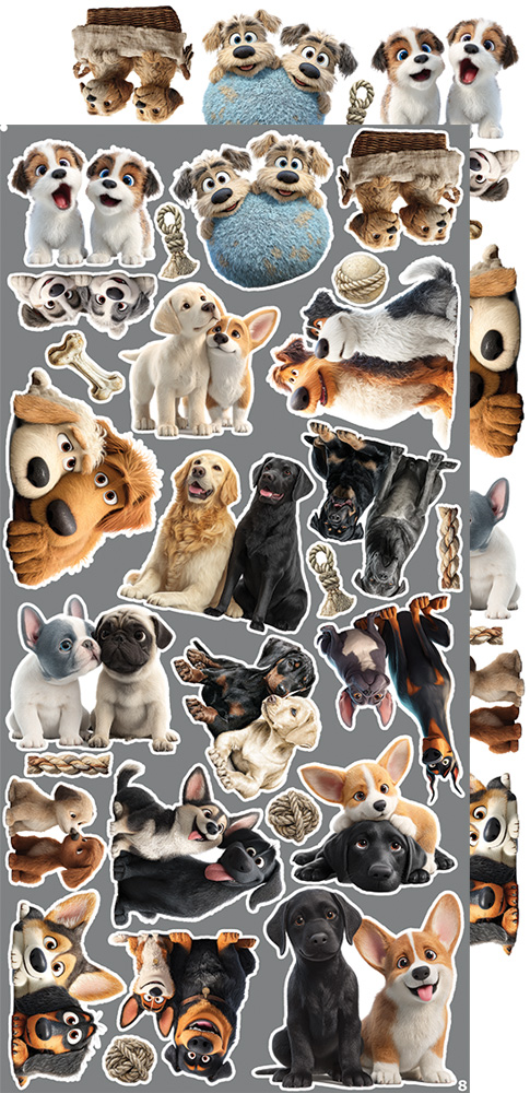 Craft O’ Clock, 6x12 Cut Set: Dogs - Bild 9