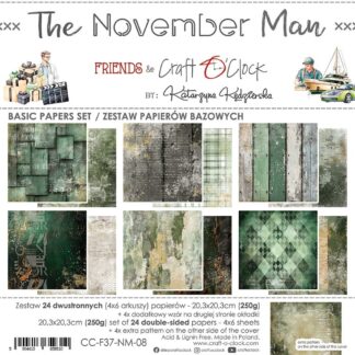 Craft O’ Clock, 8x8 Paper Set: The November Man