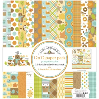 Doodlebug, Pumpkin Spice, 12x12 Inch Paper Pack