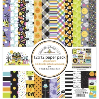 Doodlebug, Ghost Town, 12x12 Inch Paper Pack