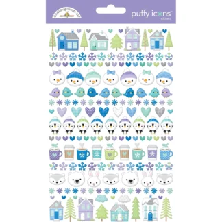 DoodleBug Puffy Icons: Snow Much Fun