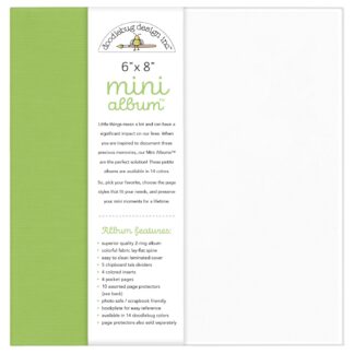 Doodlebug Mini Album 6×8 Green