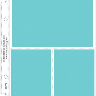 Doodlebug Mini Album 6×8 Page Protectors Irregular