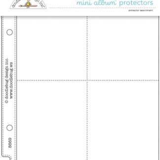 Doodlebug Mini Album 6×8 Page Protectors Mixed