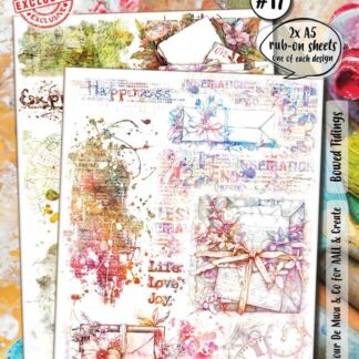 Aall and Create A5 Rub-Ons - Bowed Tidings