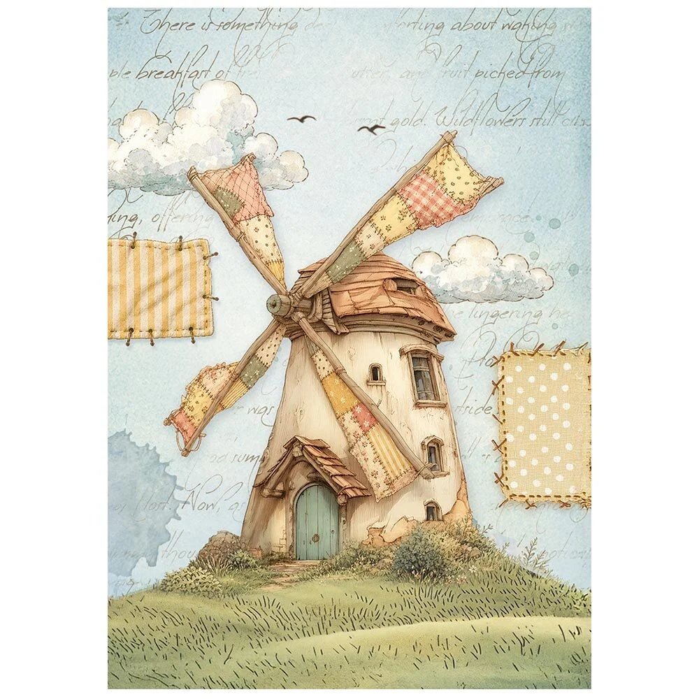 Stamperia, A6 Rice Paper: Cozy Family - Bild 5