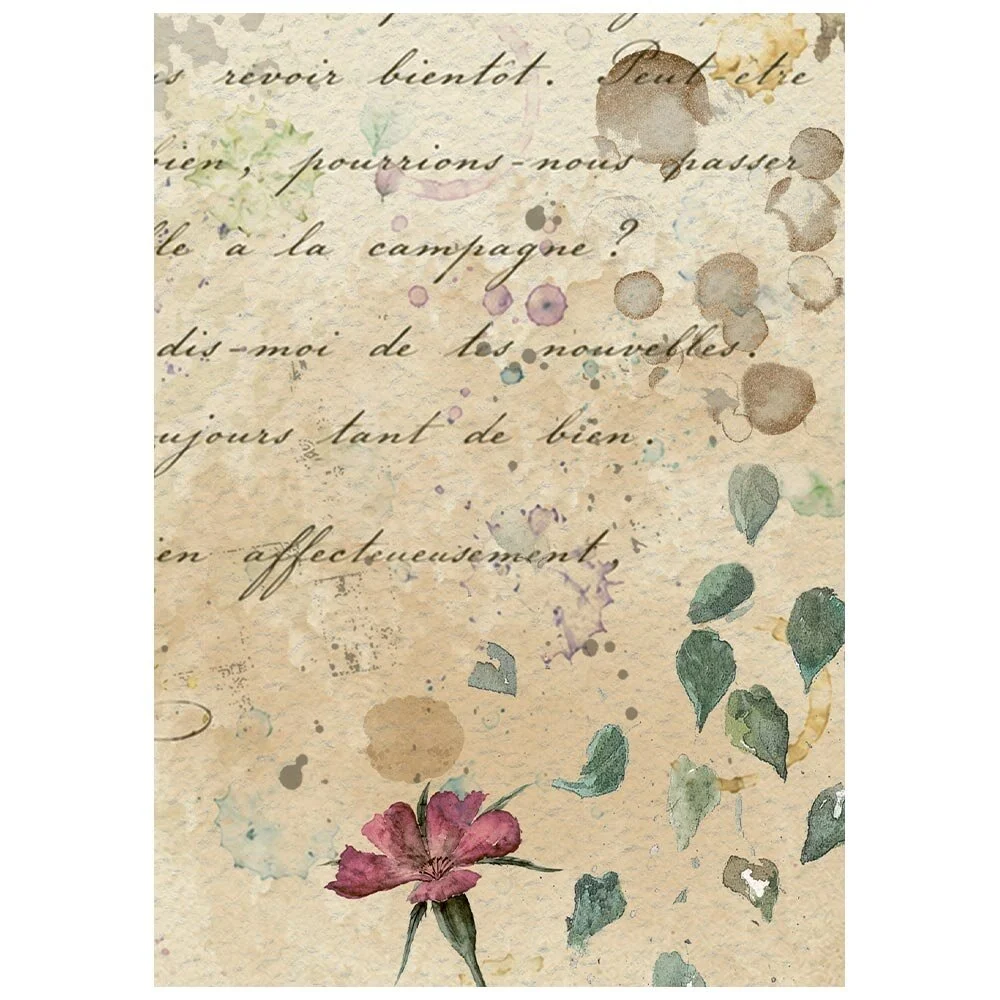 Stamperia, A6 Rice Paper: Flowers and Poems - Bild 7
