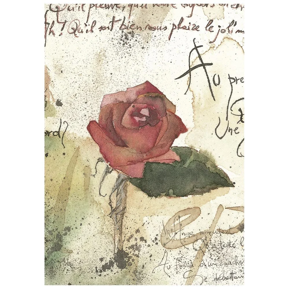 Stamperia, A6 Rice Paper: Flowers and Poems - Bild 9