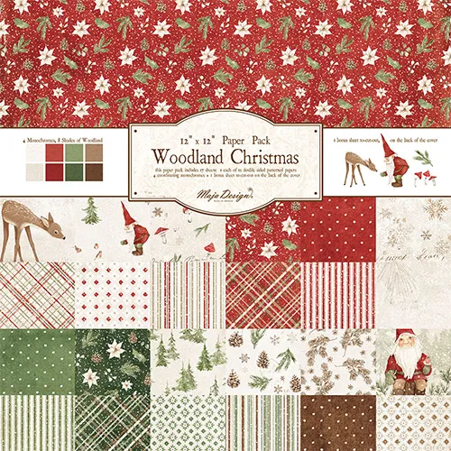 Woodland Christmas, 12 x 12 inch, Maja Design