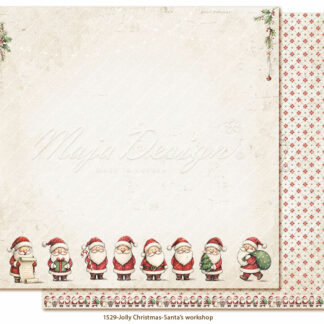Maja Design, 12 x 12, Jolly Christmas - Santa´s Workshop, PREORDER