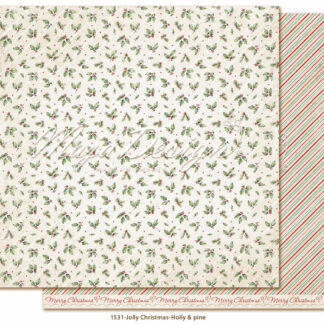 Maja Design, 12 x 12, Jolly Christmas - Holly & Pine, PREORDER