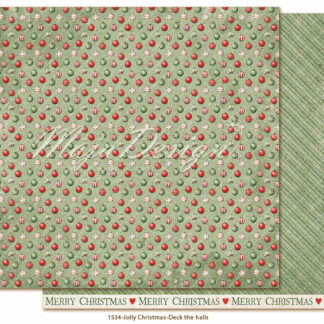 Maja Design, 12 x 12, Jolly Christmas - Deck the Halls PREORDER
