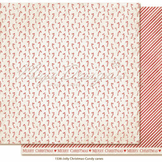 Maja Design, 12 x 12, Jolly Christmas - Candy Canes PREORDER
