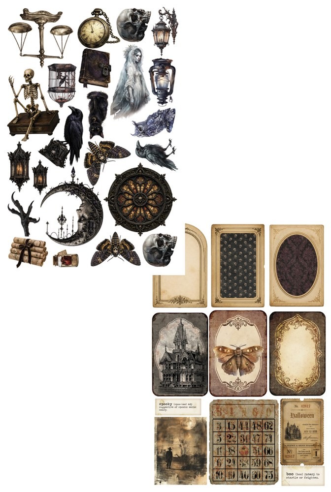 Extras to Cut Set Halloween Palette Paper A4 - Image 3